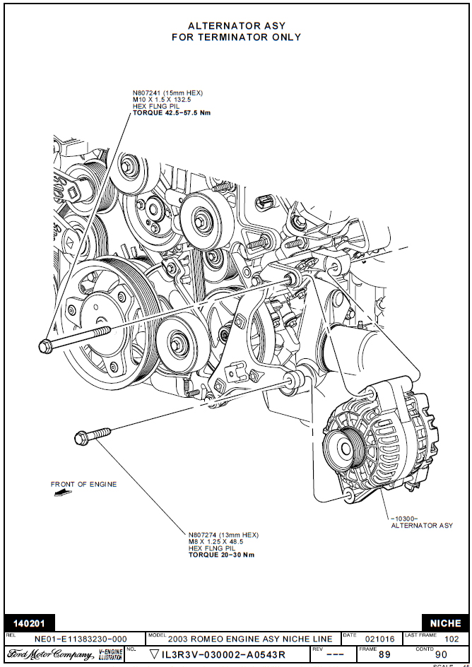 Ford 6G Alternator Wiring Diagram from www.terminator-cobra.com